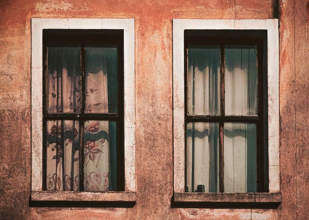 run down view of 2 windows of an expired listing, because the home didn't sell